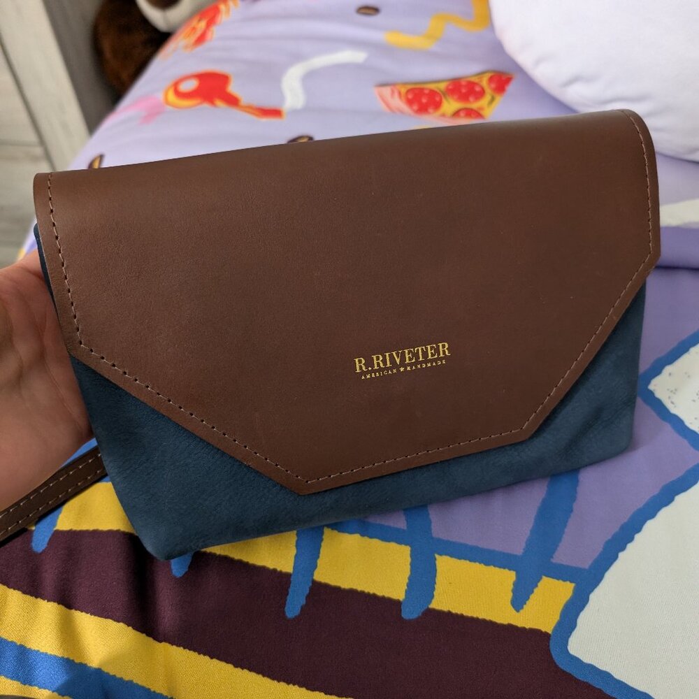 R Riveter handmade bag - never used